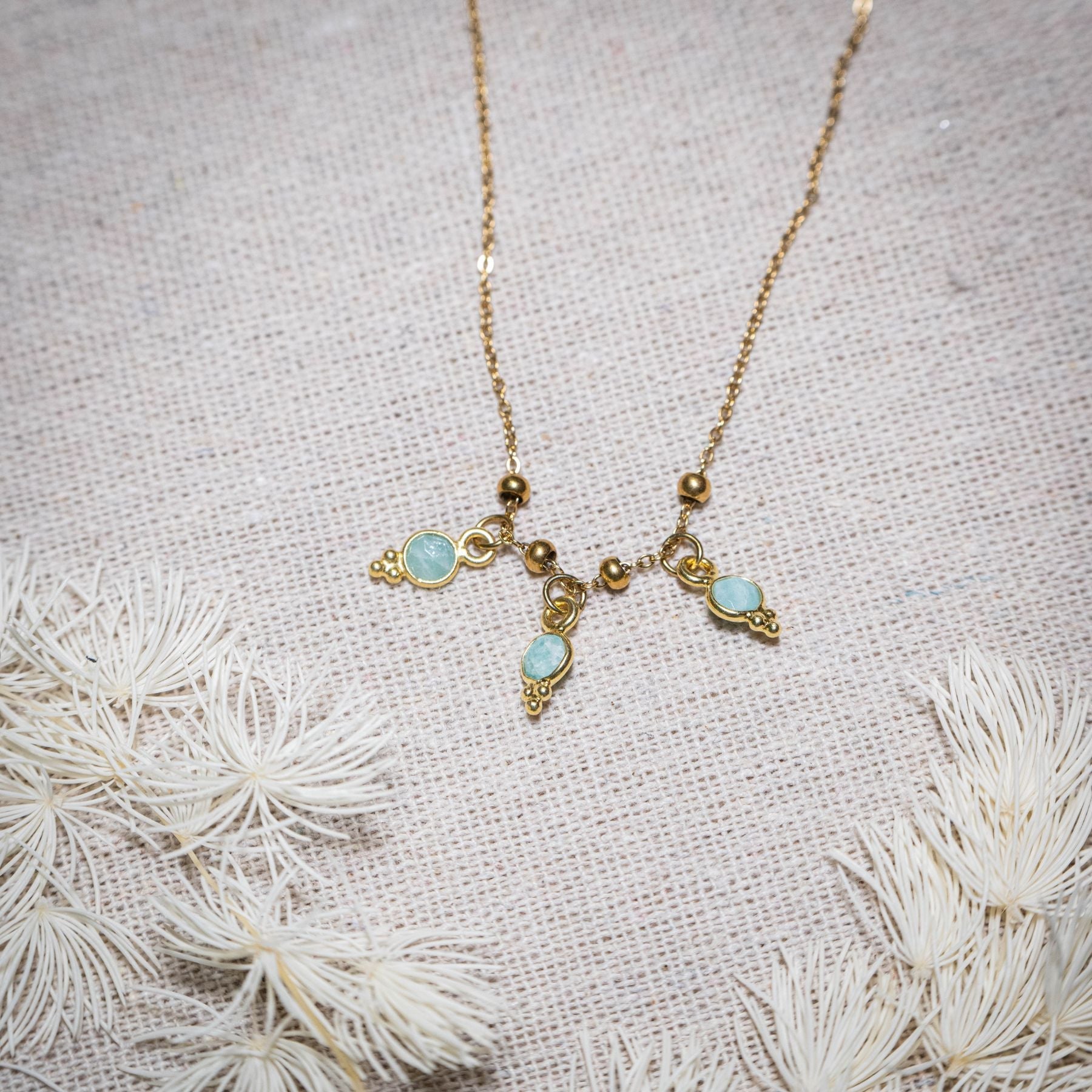 Collier "Triade" en Amazonite Ma boutique