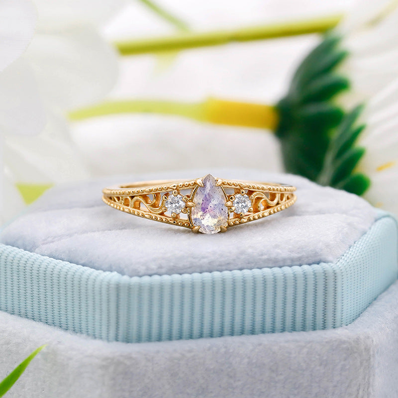 Bague "Léto" en Labradorite Ma boutique