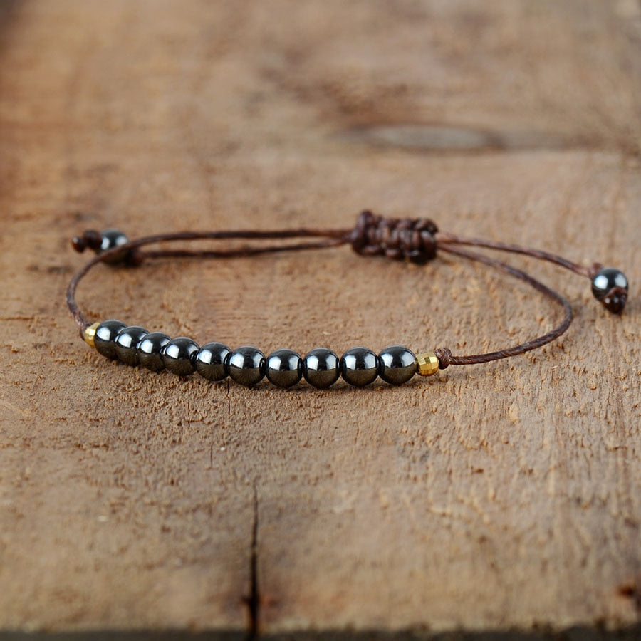 Bracelet "Mèdes" en Hématite Ma boutique