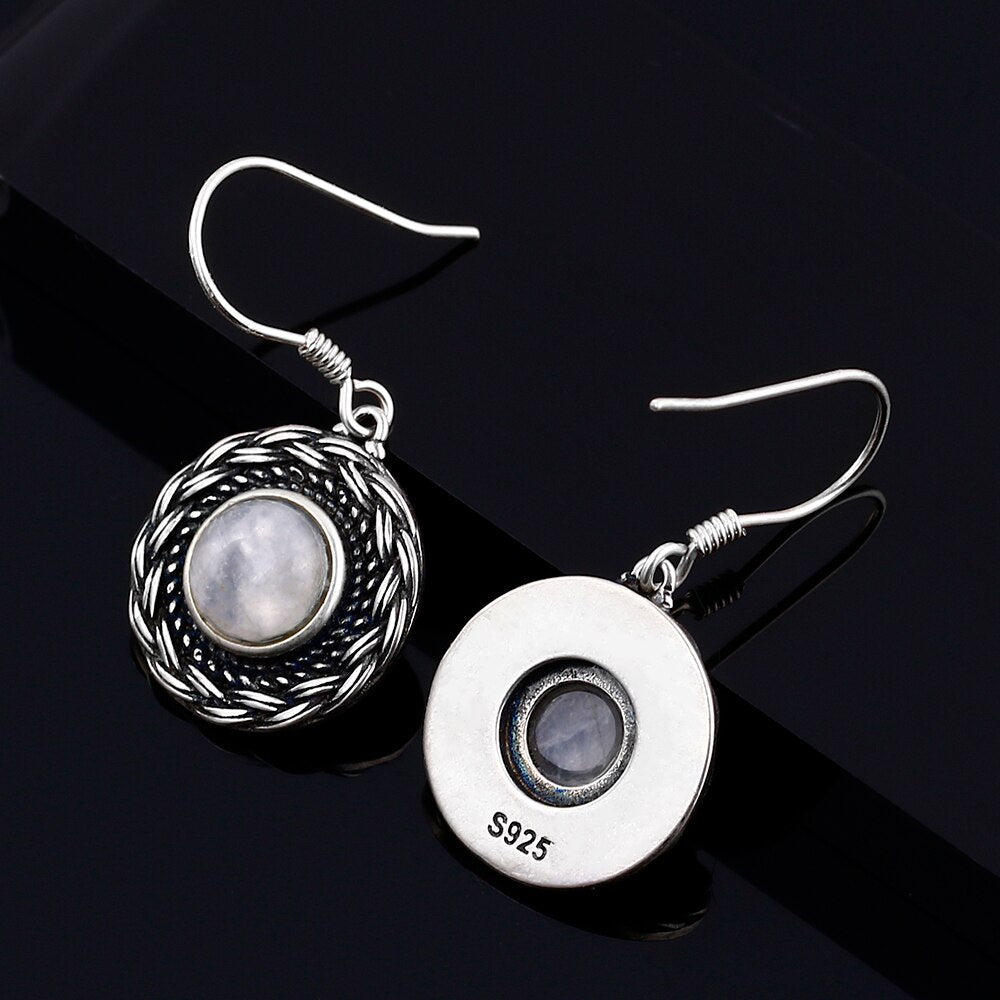 Bague Pierre de Lune 7mm Bijoux d'âmes