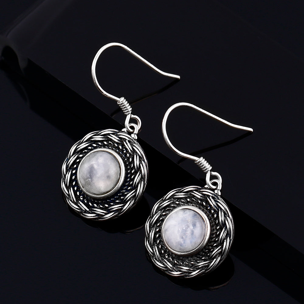 Bague Pierre de Lune 7mm Bijoux d'âmes