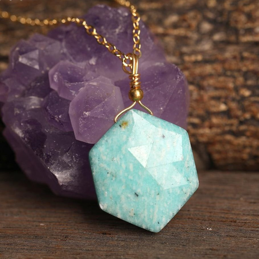 Collier en Amazonite Ma boutique