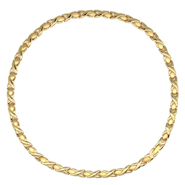 Collier Bio-magnétique 4 en 1 couleur or Ma boutique