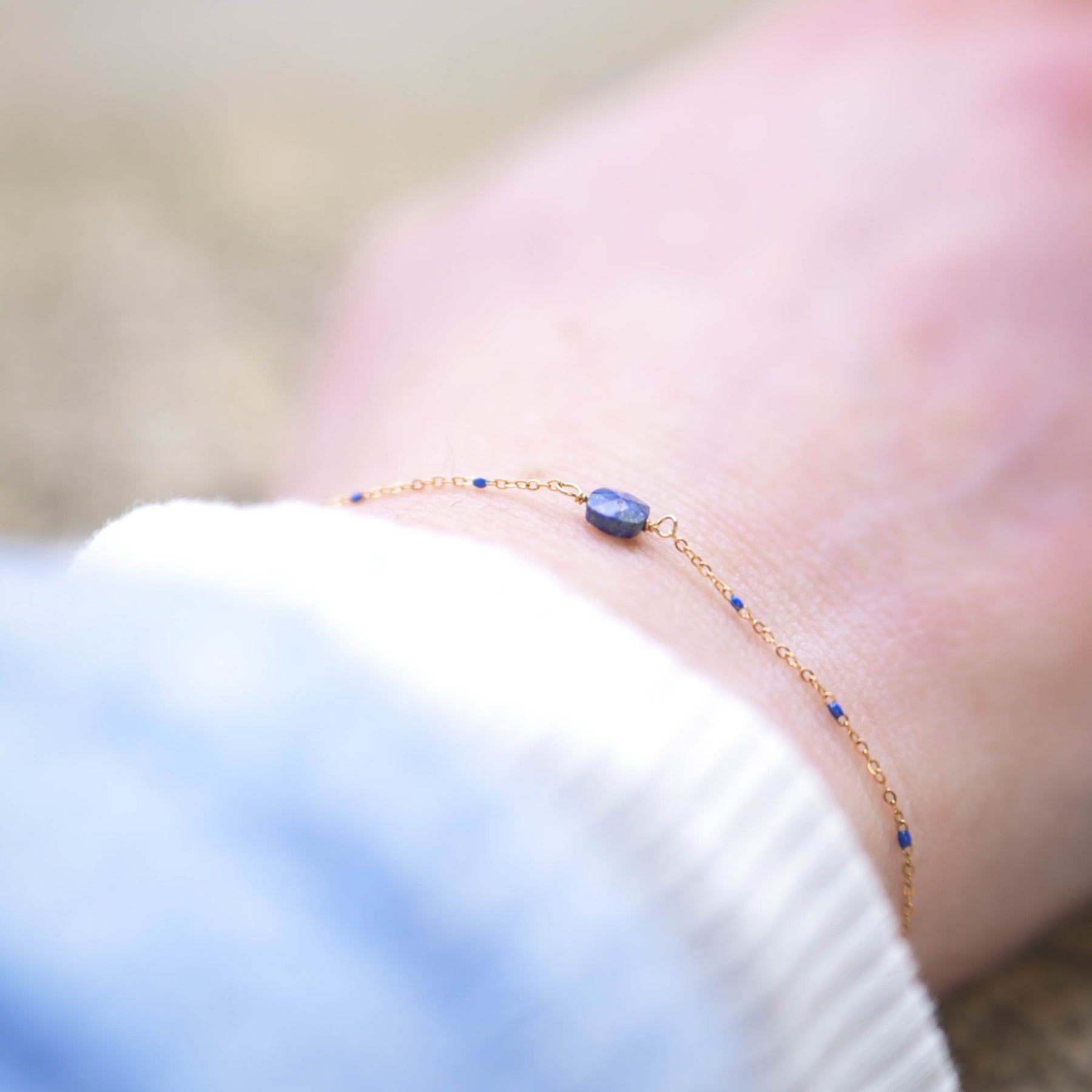 Bracelet en Lapis-lazuli Ma boutique