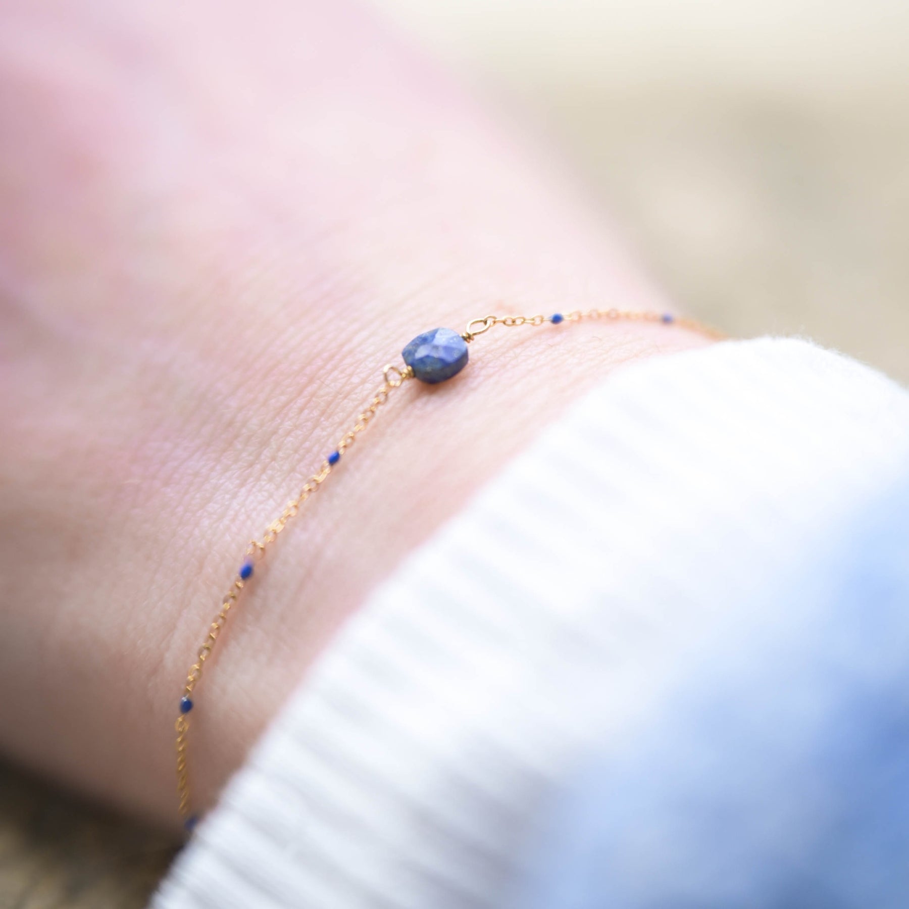 Bracelet en Lapis-lazuli Ma boutique