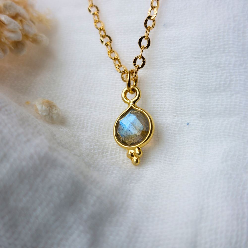 Collier "Vesta" en Labradorite Ma boutique