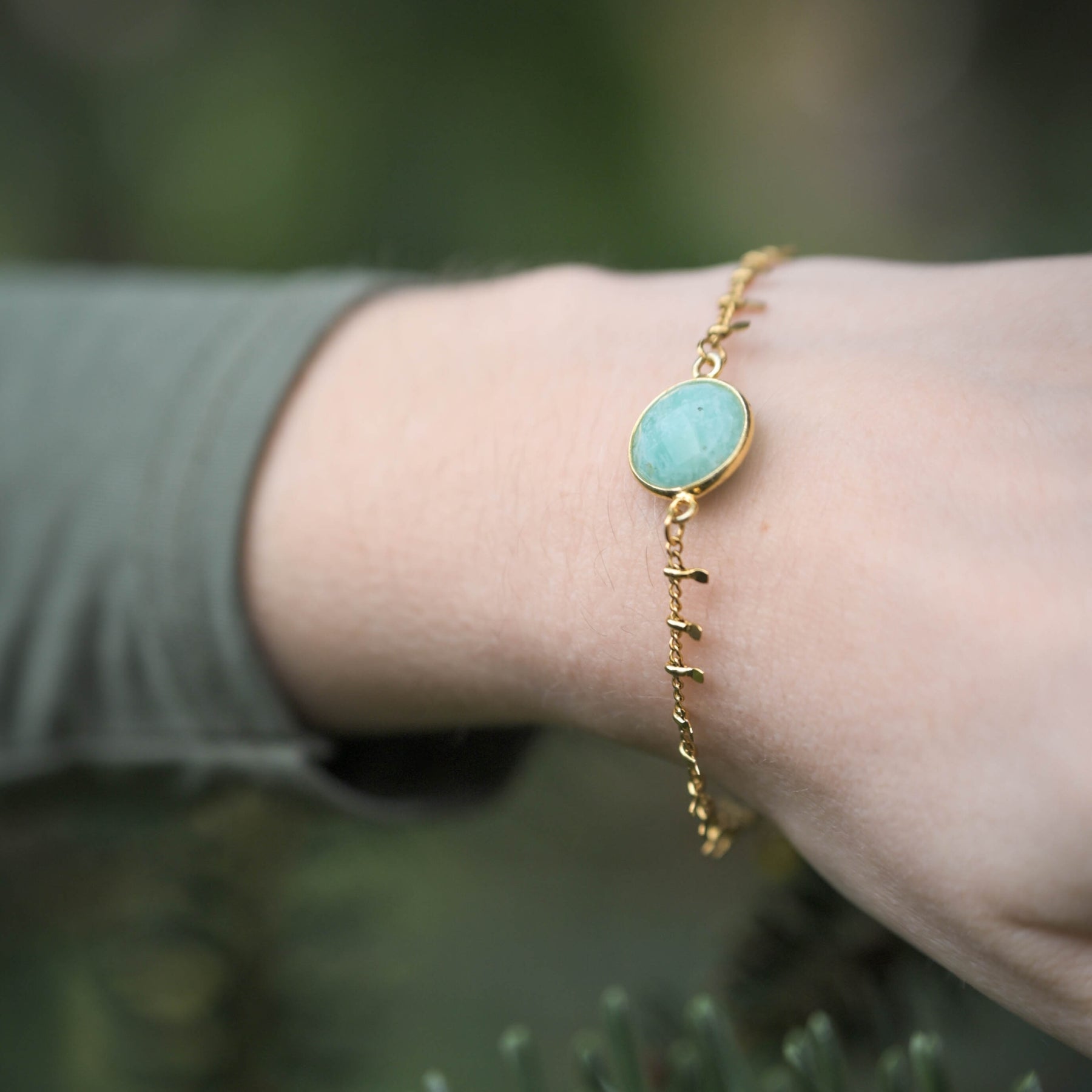 Bracelet "Thalie" en Amazonite Ma boutique