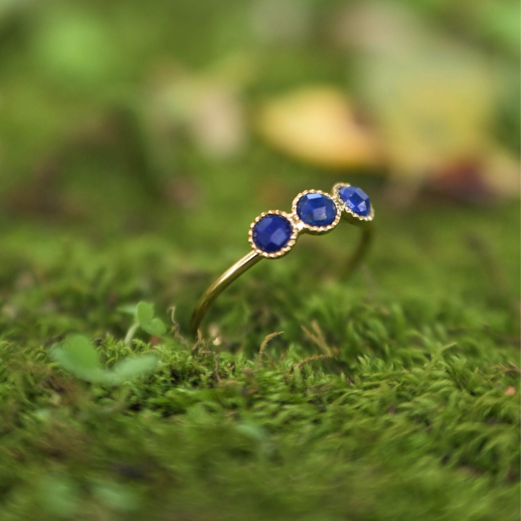 Bague "Trio" en Lapis-lazuli Ma boutique