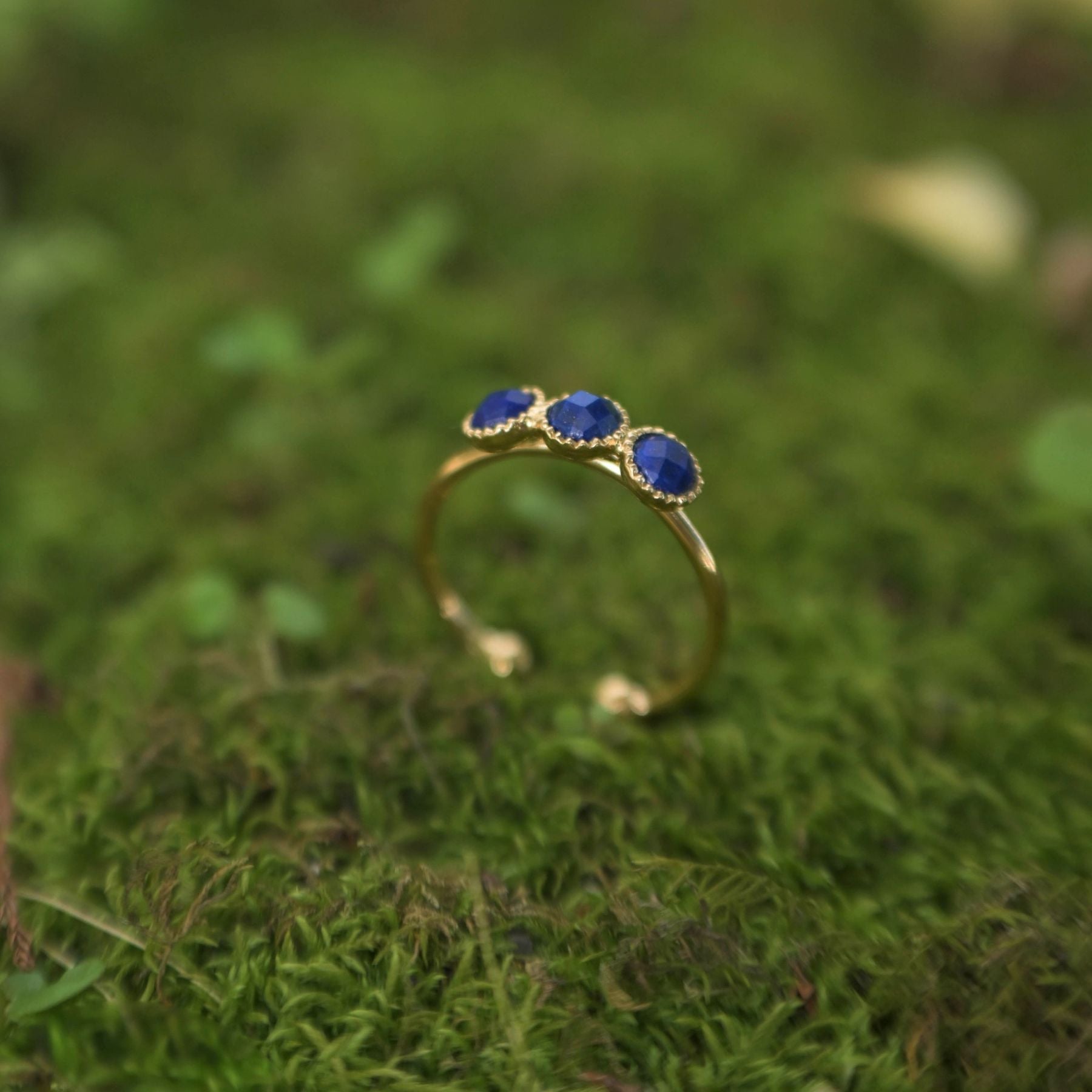 Bague "Trio" en Lapis-lazuli Ma boutique