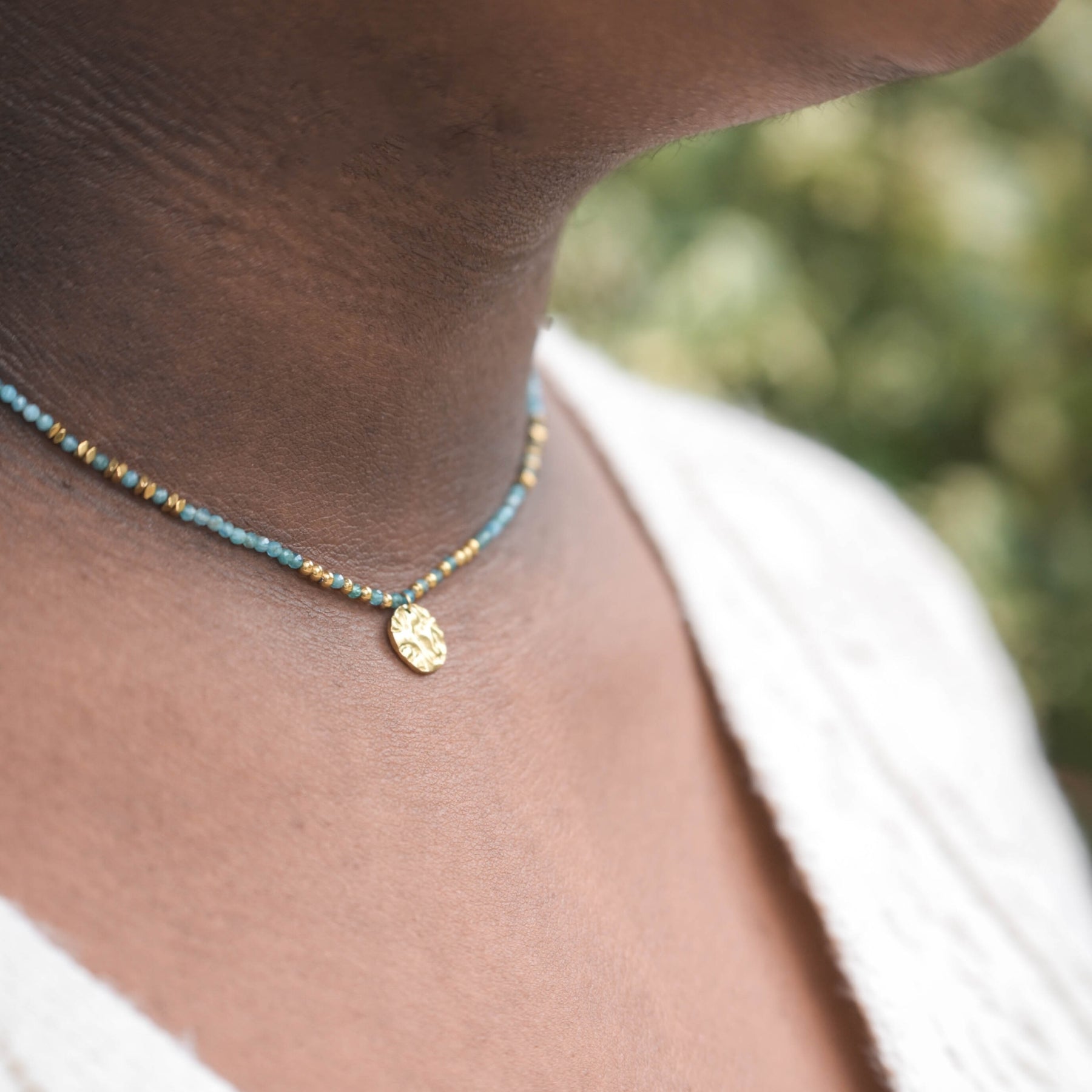 Collier en Tourmaline bleue Ma boutique