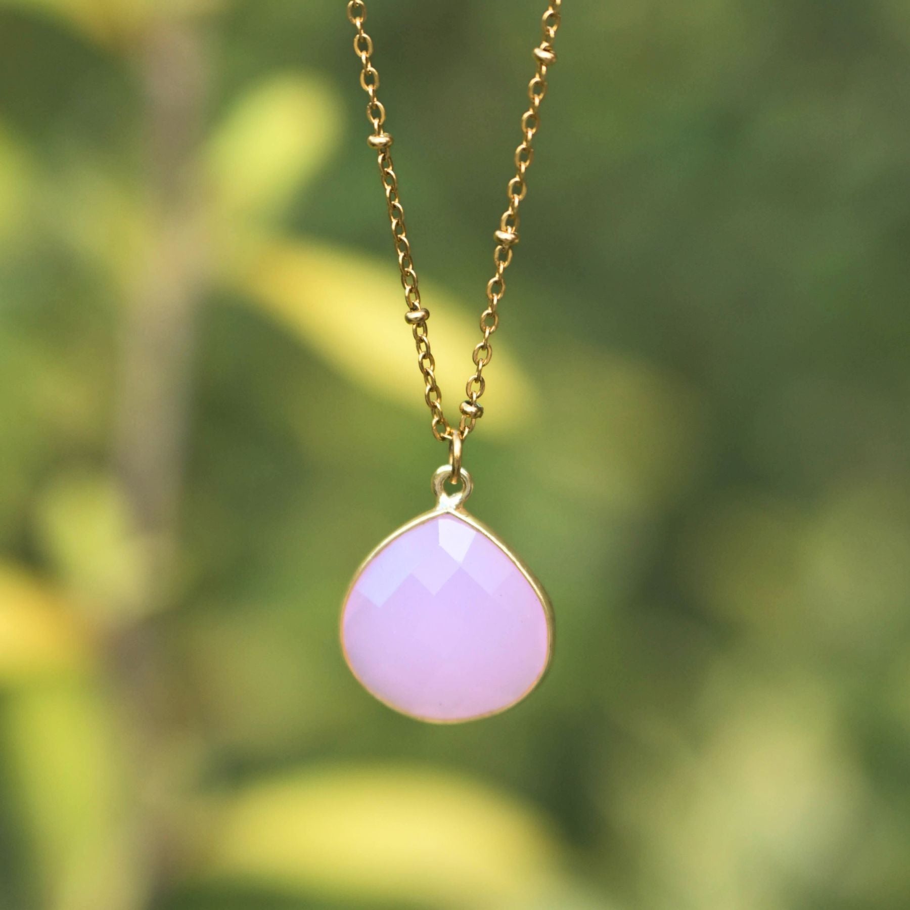 Collier "Némésis" en Quartz rose Ma boutique