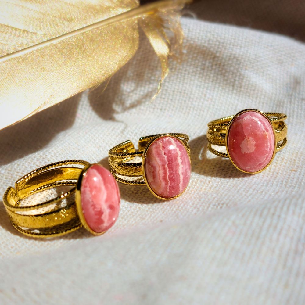 Bague en Rhodochrosite Ma boutique