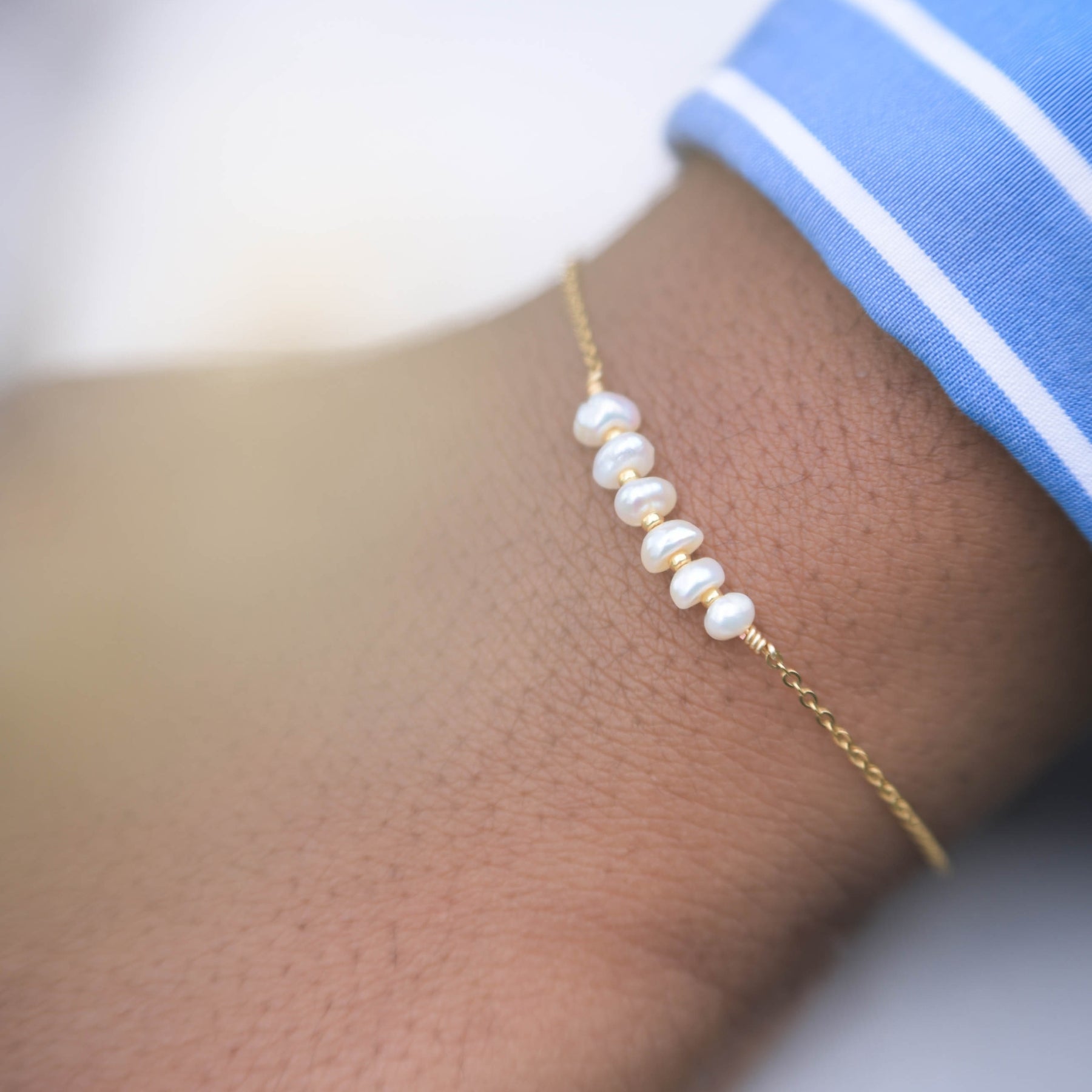 Bracelet en Perle d'eau douce Ma boutique