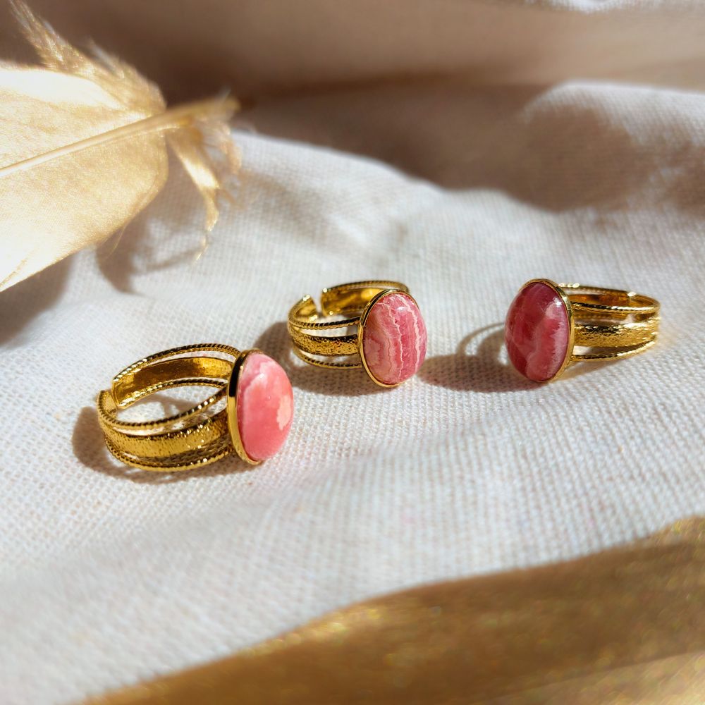 Bague en Rhodochrosite Ma boutique