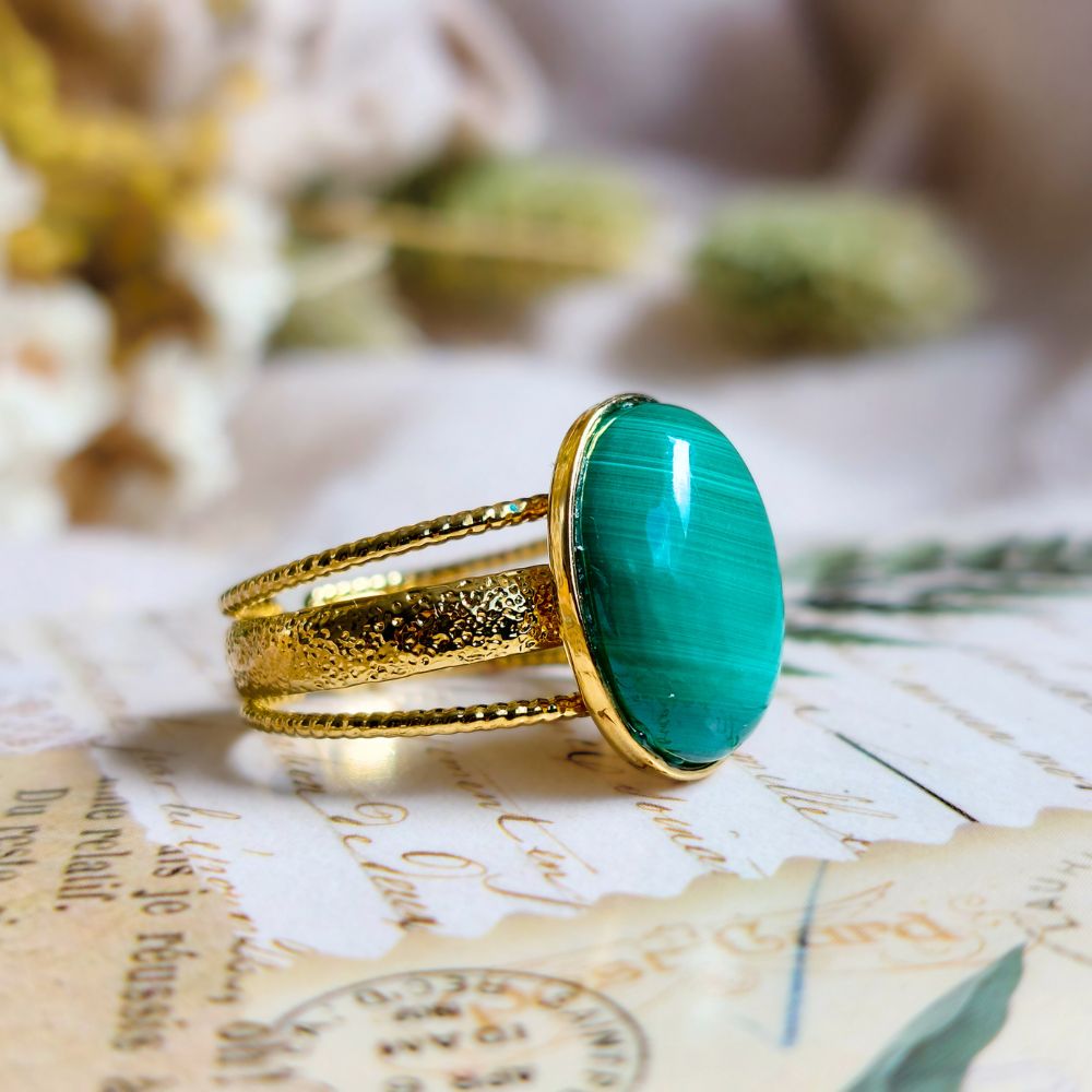 Bague en Malachite Ma boutique