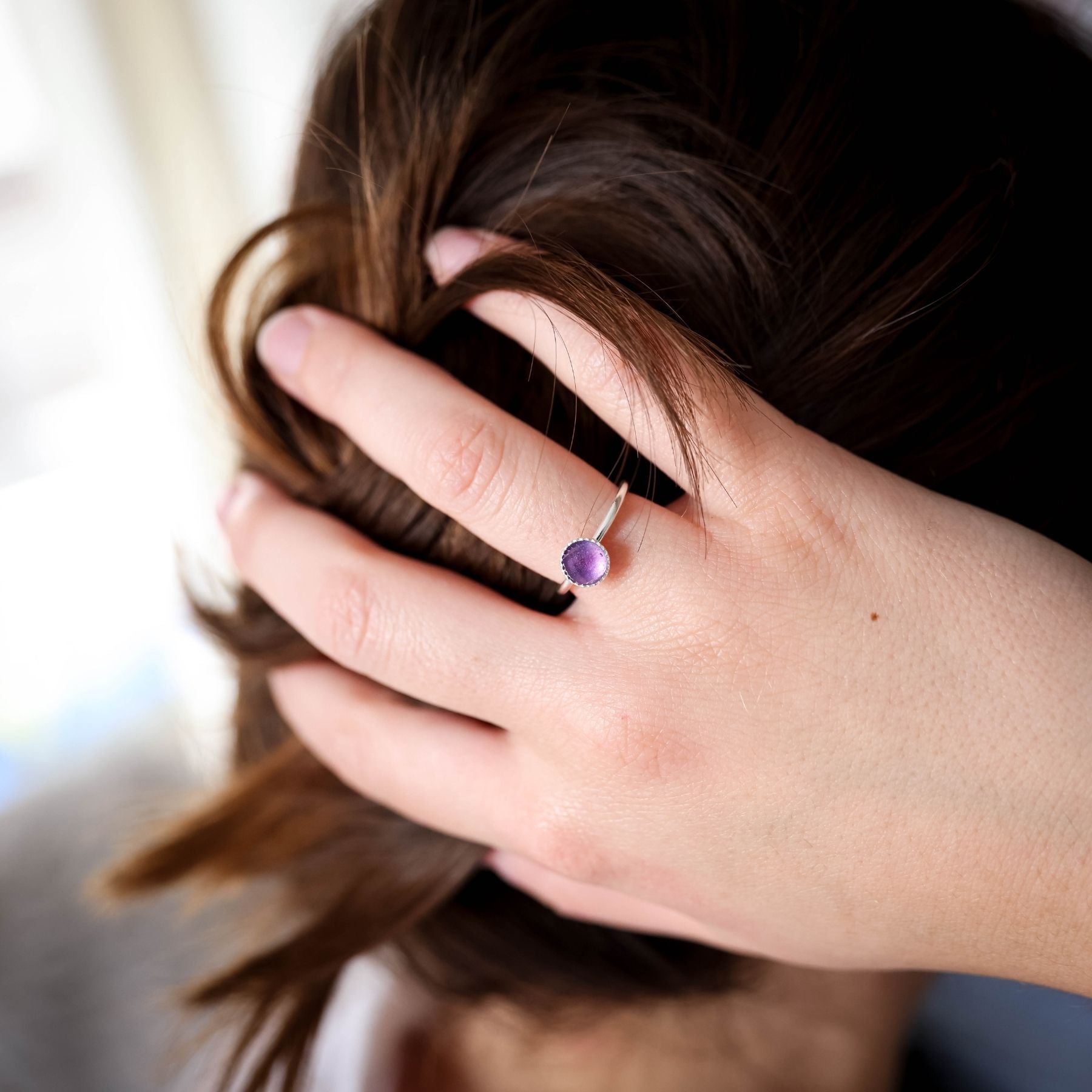 Bague "Métis" en Améthyste Ma boutique