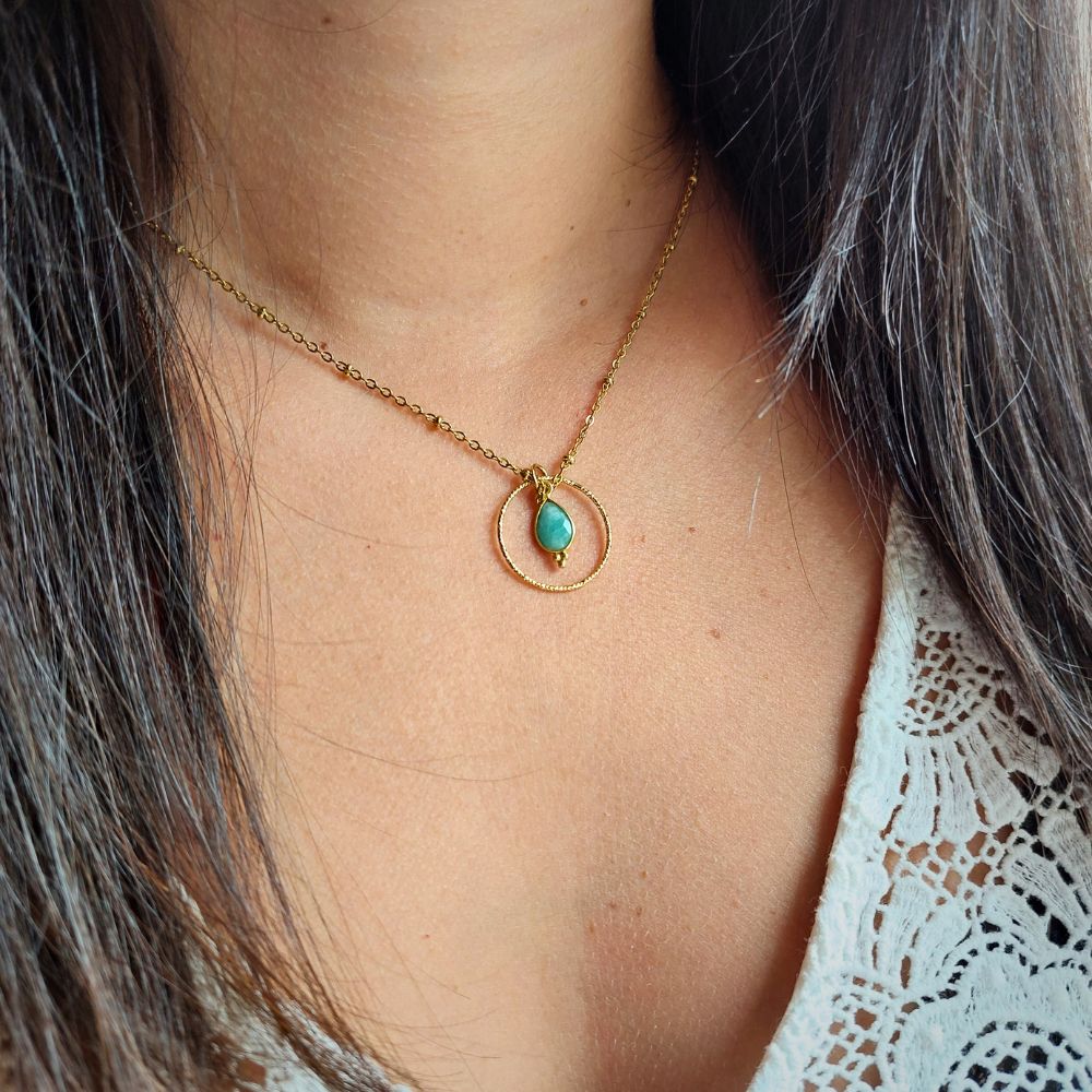 Collier "Acionna" en Amazonite Ma boutique