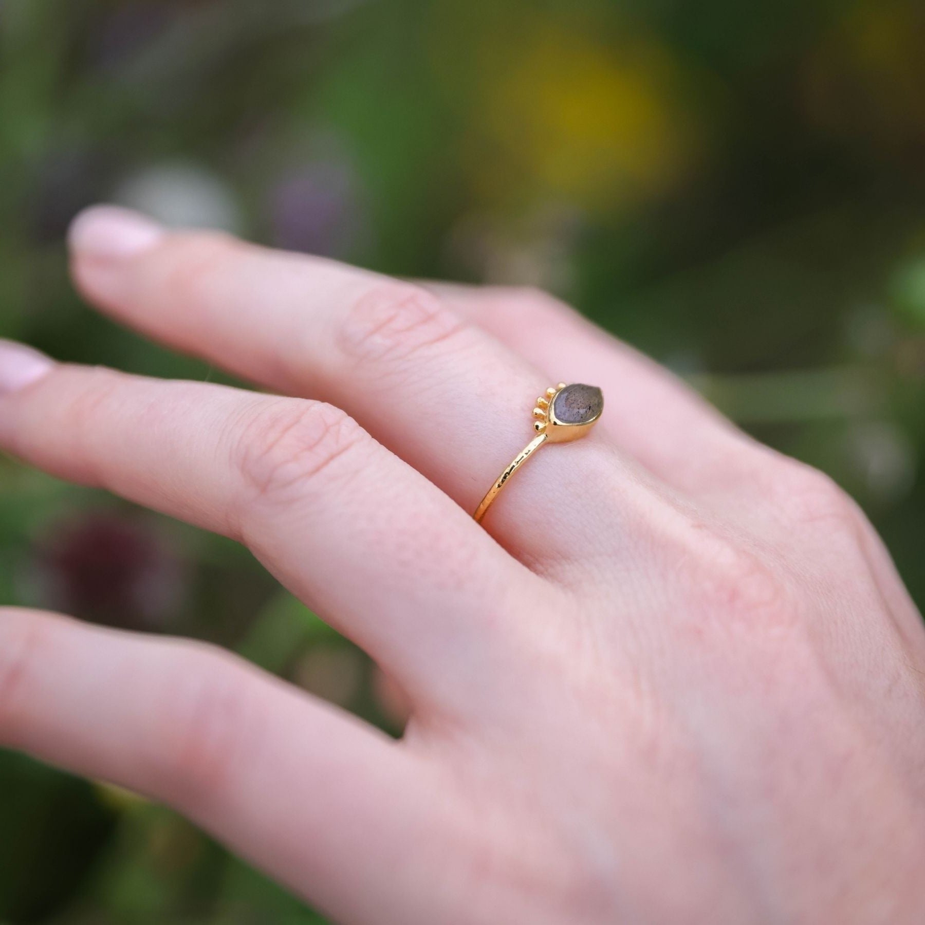 Bague "Kali" en Labradorite Ma boutique