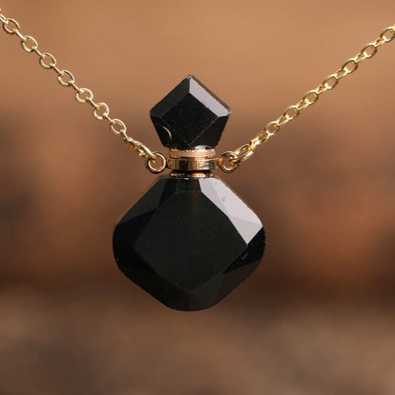 Collier diffuseur de parfum en pierres naturelles Ma boutique