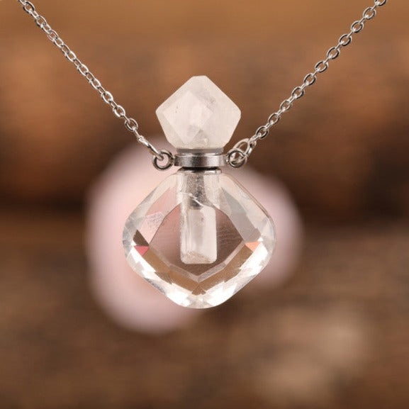 Collier diffuseur de parfum en pierres naturelles Ma boutique