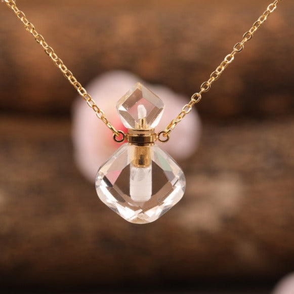 Collier diffuseur de parfum en pierres naturelles Ma boutique