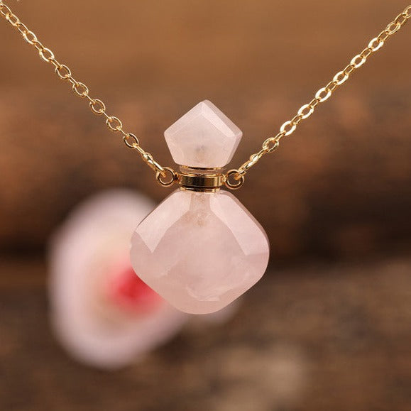 Collier diffuseur de parfum en pierres naturelles Ma boutique