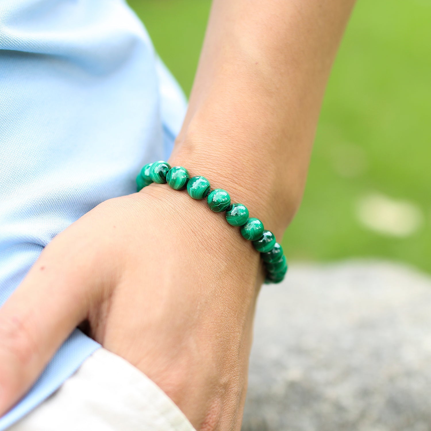 Bracelet en Malachite AAA Ma boutique