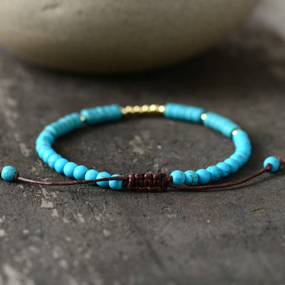 Bracelet fin en Turquoise Ma boutique