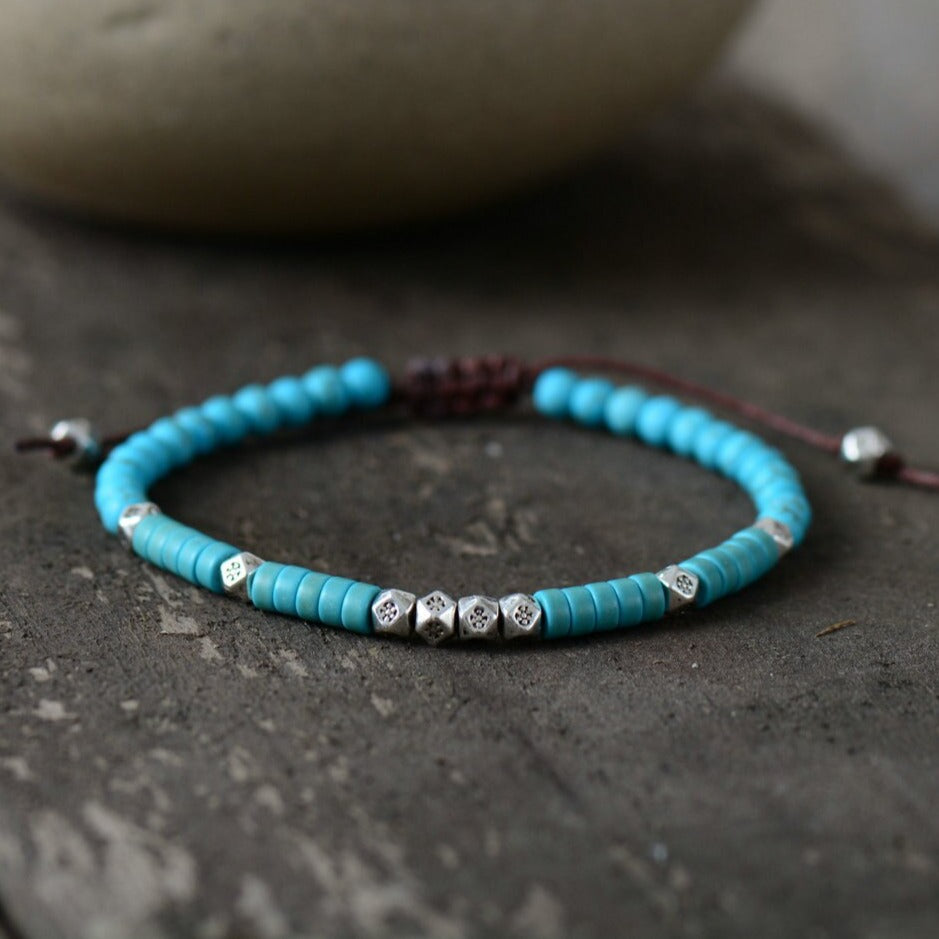 Bracelet fin en Turquoise Ma boutique