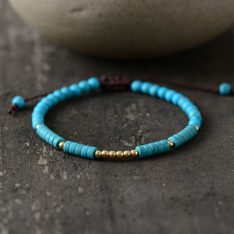 Bracelet fin en Turquoise Ma boutique