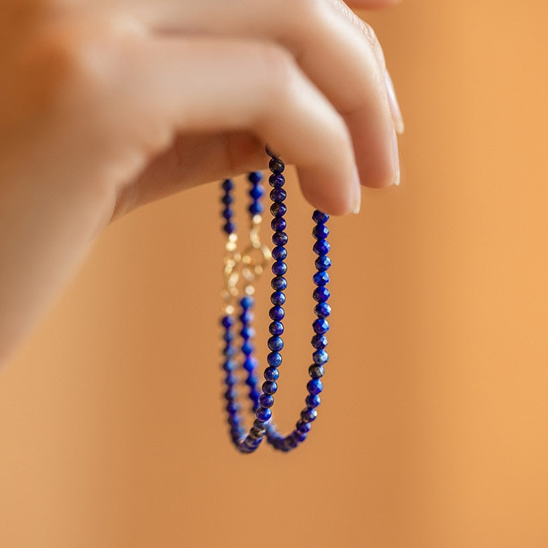 Bracelet fin en Lapis-lazuli Ma boutique