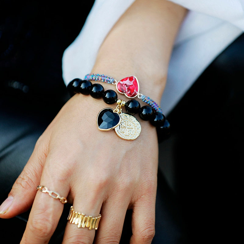 Bracelet "Hestia" en Onyx Ma boutique