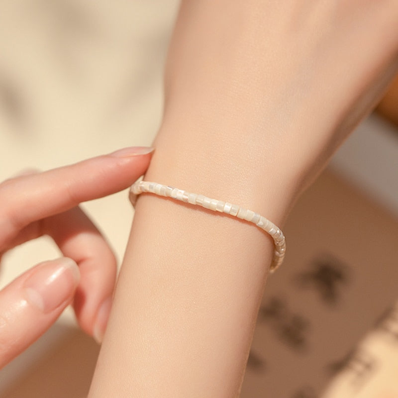 Bracelet fin en Perle d'eau douce Ma boutique