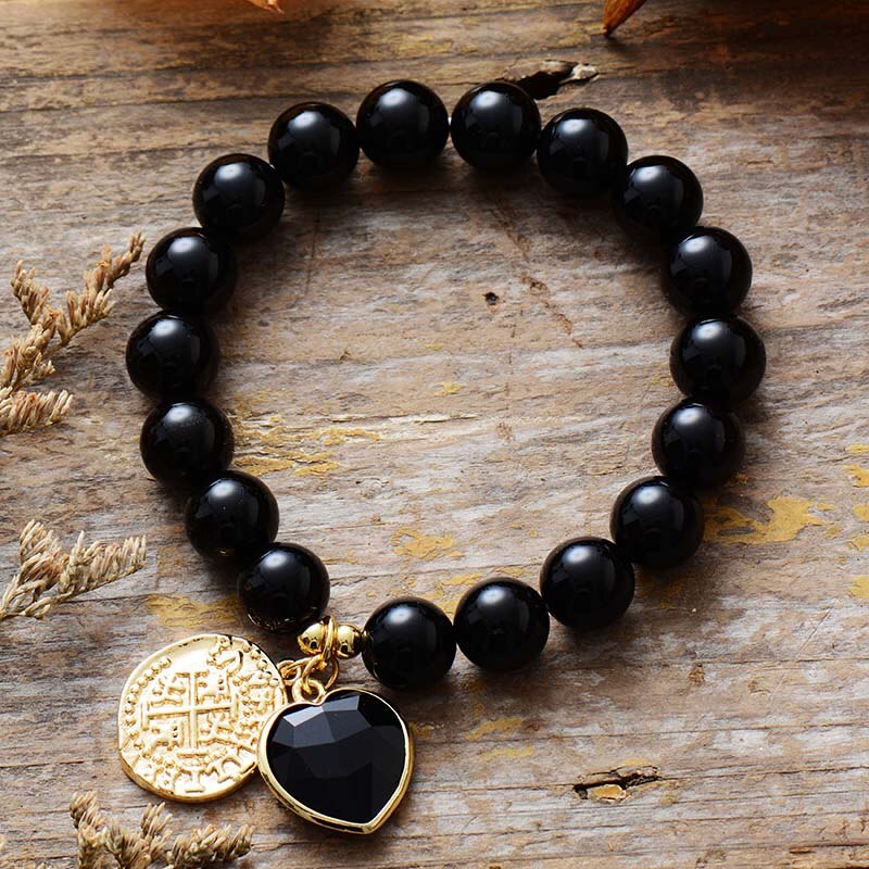 Bracelet "Hestia" en Onyx Ma boutique