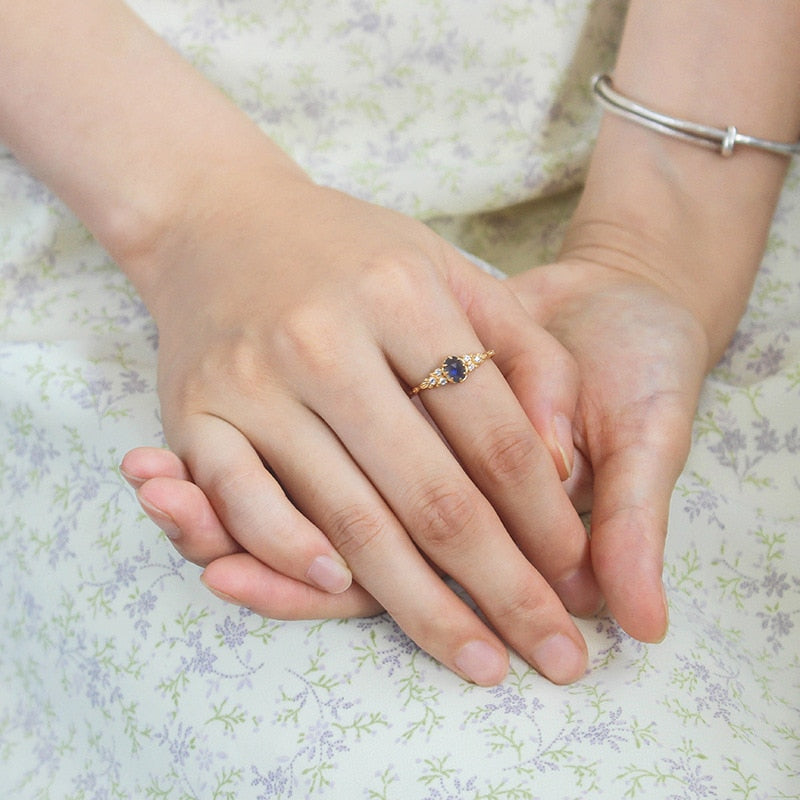 Bague en Labradorite et Cordiérite Ma boutique