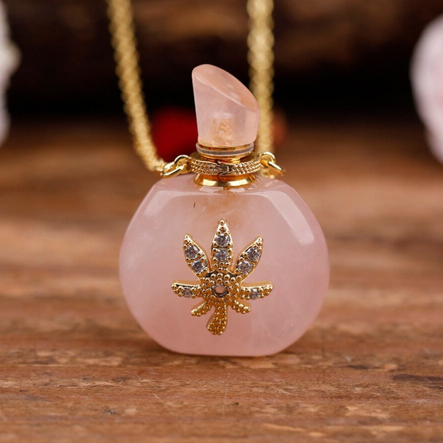 Collier diffuseur de parfum "Cérès" en pierres naturelles Ma boutique