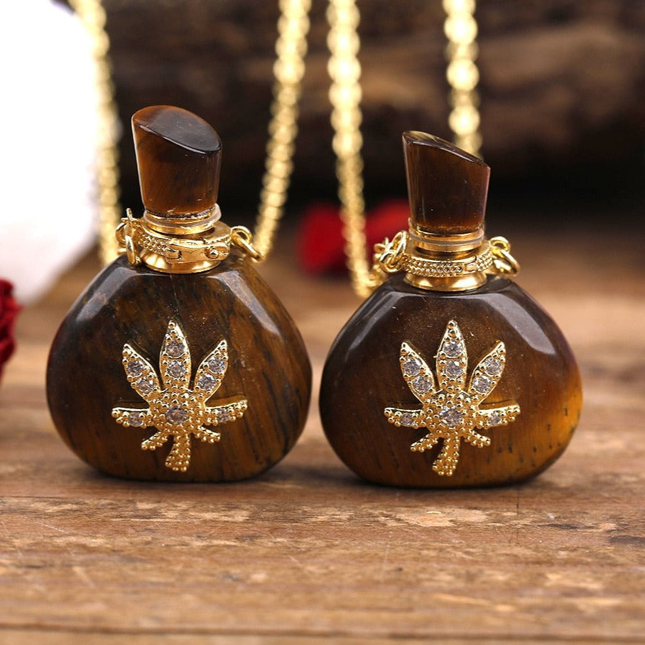 Collier diffuseur de parfum "Cérès" en pierres naturelles Ma boutique