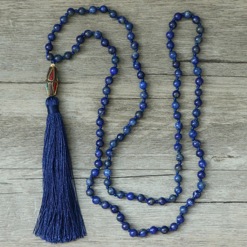 Collier "Acceptation" en Lapis-lazuli Ma boutique