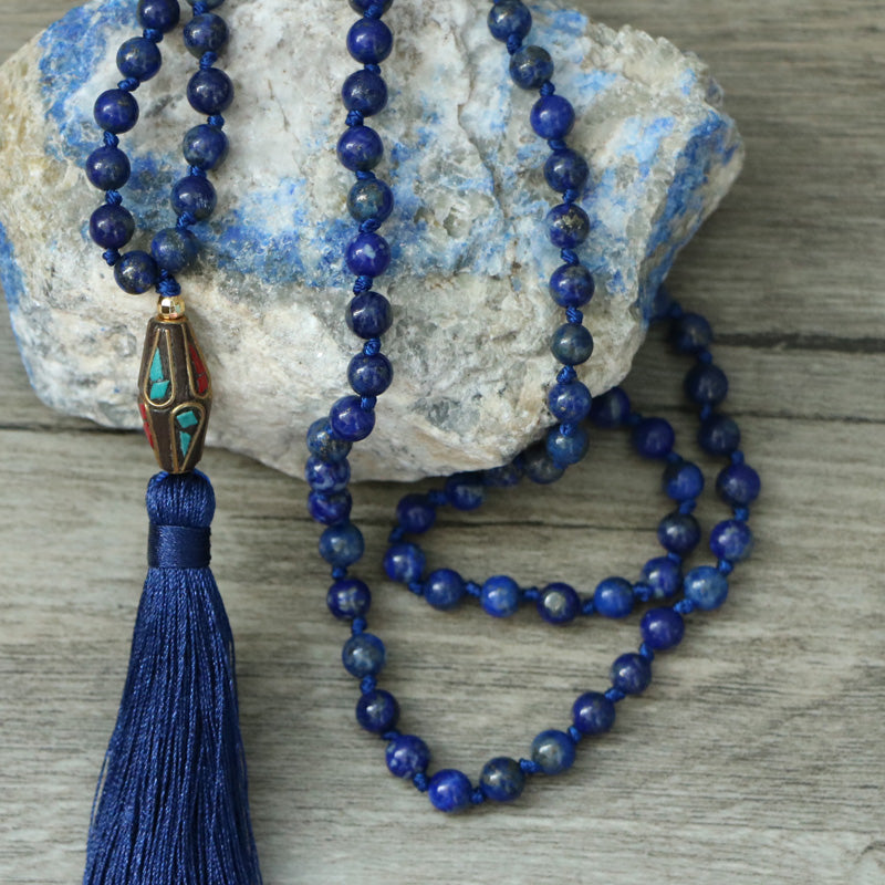 Collier "Acceptation" en Lapis-lazuli Ma boutique