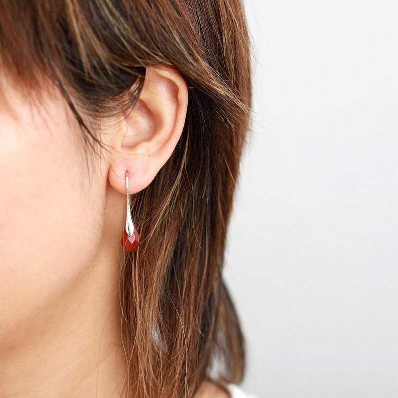 Boucles d'oreilles "Vitalité" en Jaspe rouge Ma boutique