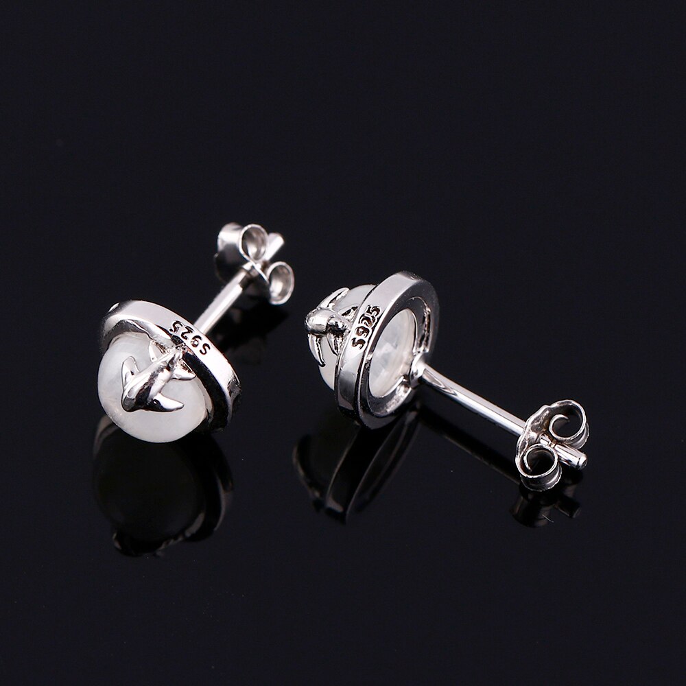 Boucles d'oreilles en Pierre de Lune de 6mm Bijoux d'âmes