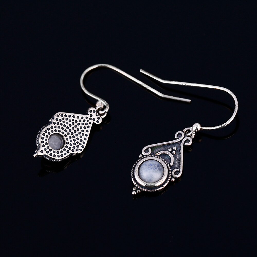 Boucles d'oreilles Pierre Lune de 5mm Bijoux d'âmes