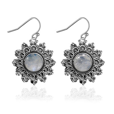 Boucles d'oreilles Pierre de Lune de 6mm Bijoux d'âmes