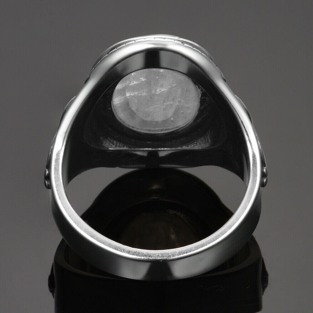 Bague en Pierre de Lune de 10x14mm Bijoux d'âmes