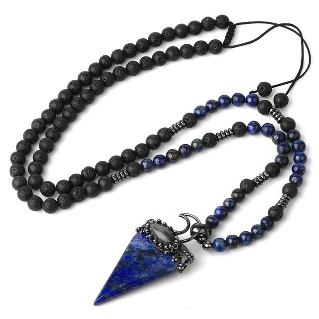 Collier "Mystique" en pierre de lave - 6 pierres naturelles Ma boutique