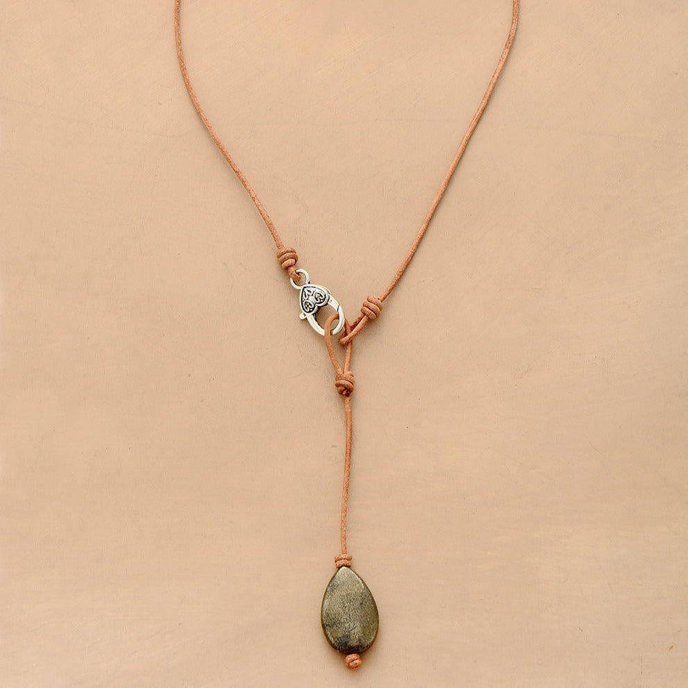 Collier "Transcendance" en Pyrite Ma boutique