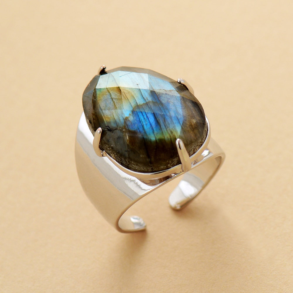 Bague "Intensité" en Labradorite Ma boutique