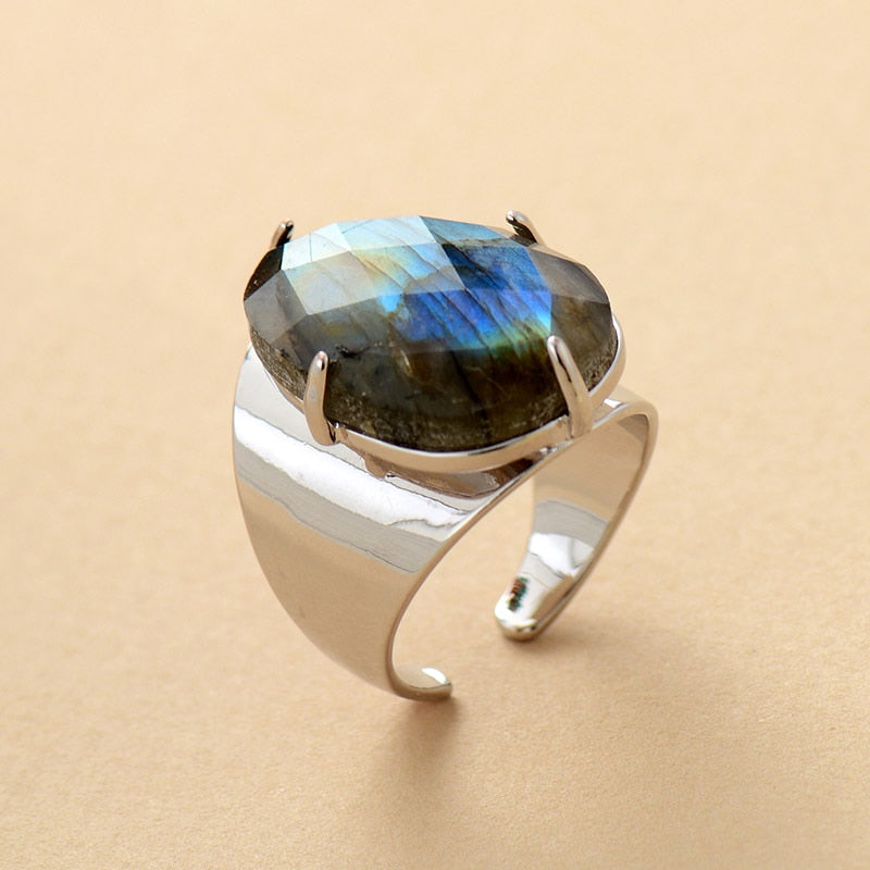 Bague "Intensité" en Labradorite Ma boutique