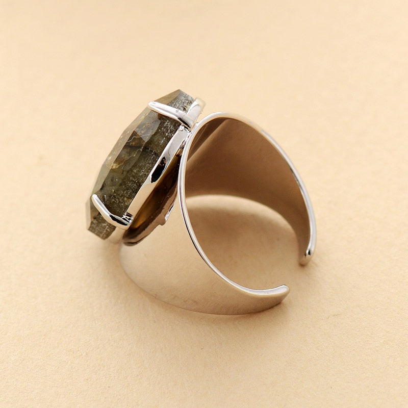 Bague "Intensité" en Labradorite Ma boutique