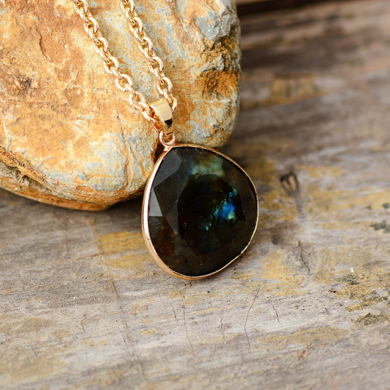 Collier "Aurore" en Labradorite Ma boutique